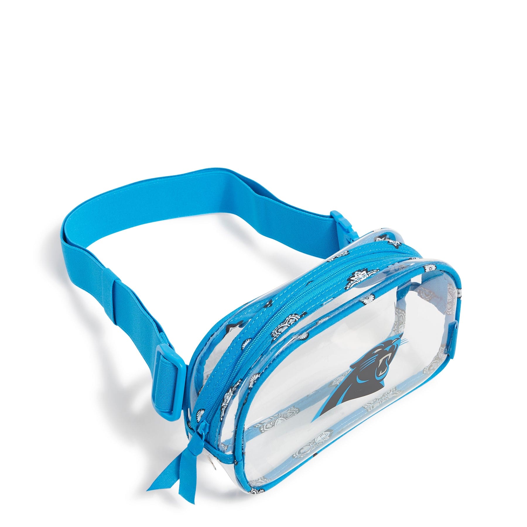 NFL Clear Small Belt Bag-Carolina Panthers Bandana-Image 2-Vera Bradley