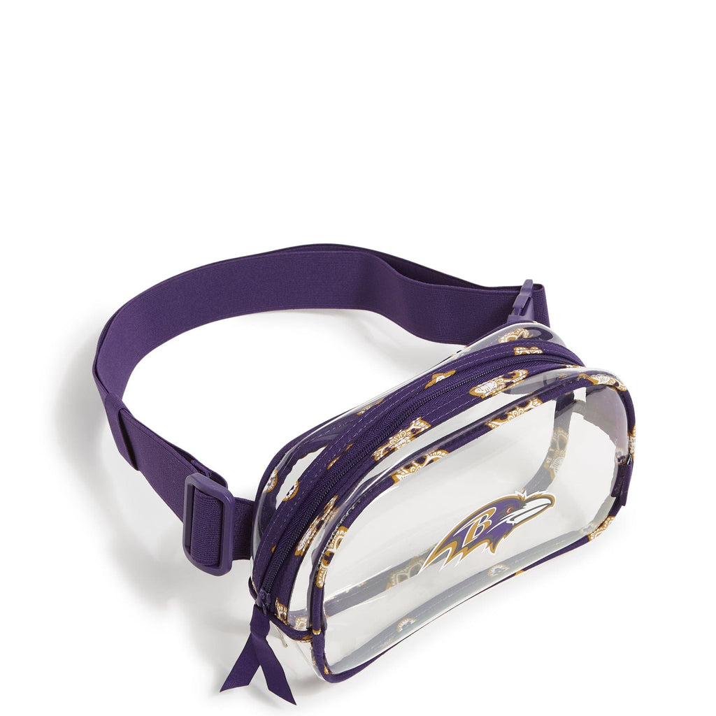 NFL Clear Small Belt Bag-Baltimore Ravens Bandana-Image 2-Vera Bradley