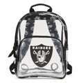 NFL Clear Small Backpack-Las Vegas Raiders Bandana-Image 1-Vera Bradley