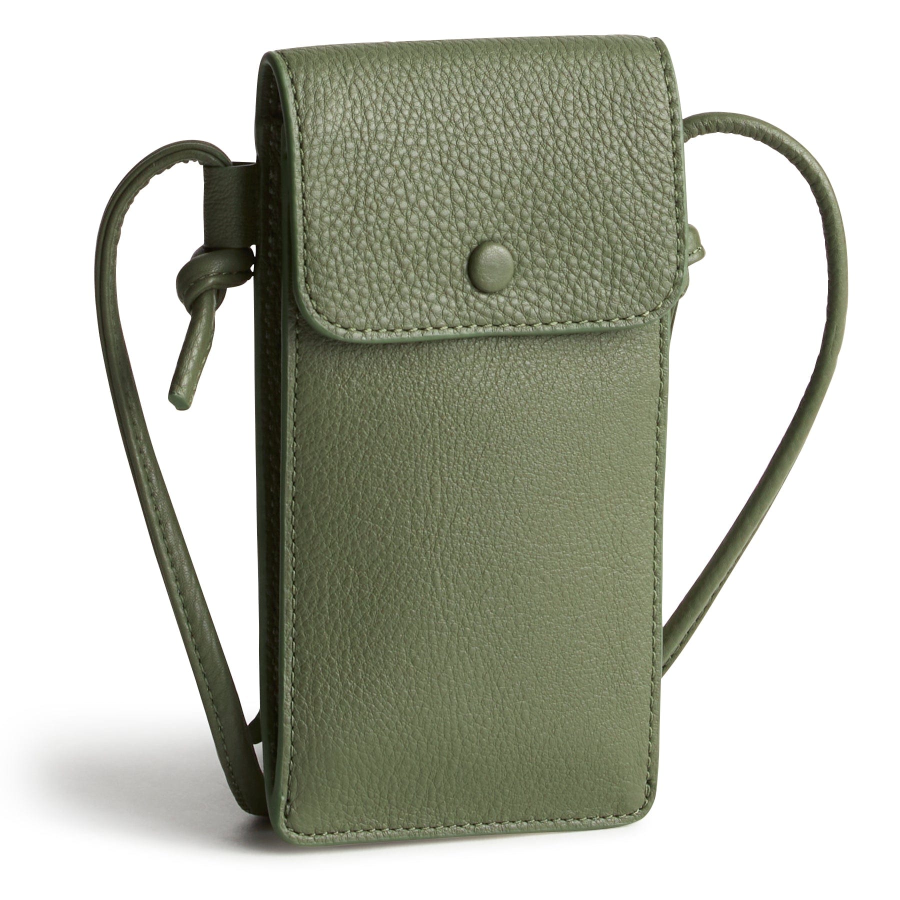 Phone Case Crossbody-Bronze Green-Image 1-Vera Bradley