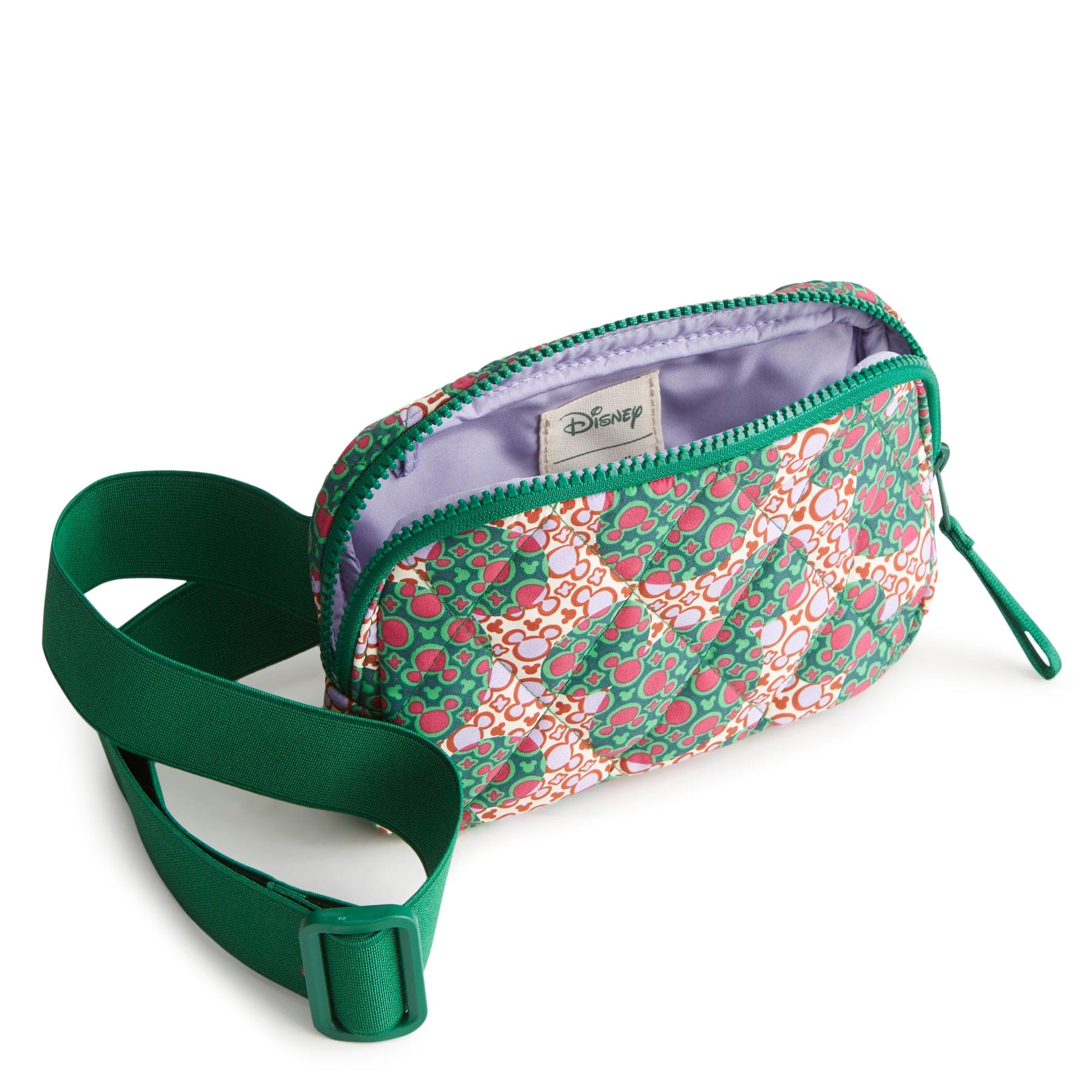 Disney Woodward Small Belt Bag-Mickey Mouse Kaleidoscope Lavender-Image 3-Vera Bradley