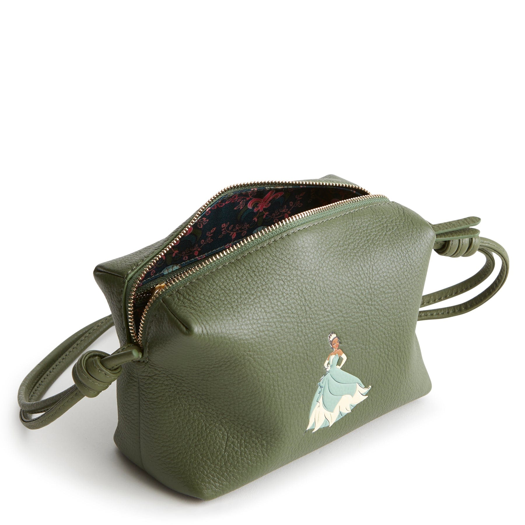 Disney Blake Crossbody-Tiana on Bronze Green-Image 4-Vera Bradley