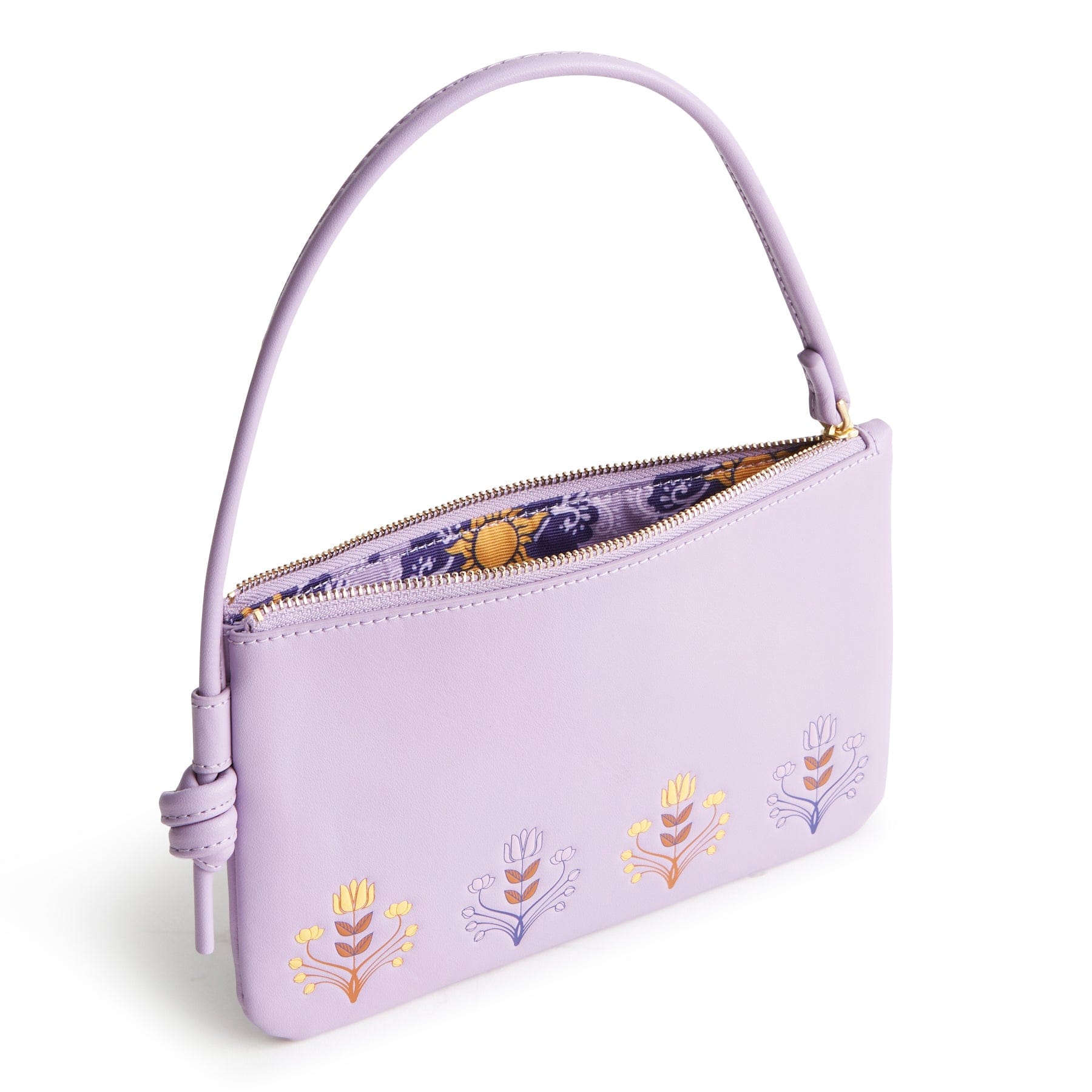 Disney Knotted Wristlet-Rapunzel on Purple Rhapsody-Image 2-Vera Bradley
