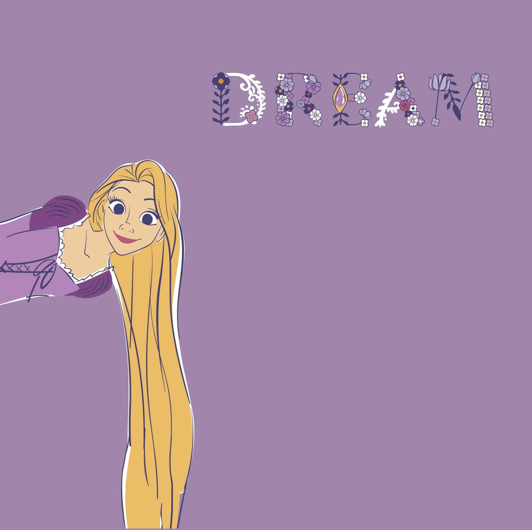 Disney Knotted Wristlet-Rapunzel on Purple Rhapsody-Image 3-Vera Bradley