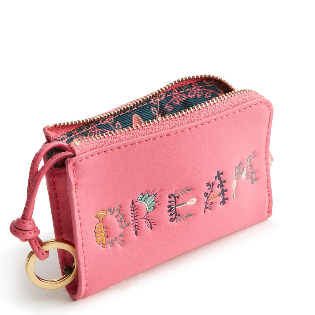 Disney Zip Card Pouch-Tiana on Fruit Dove-Image 2-Vera Bradley