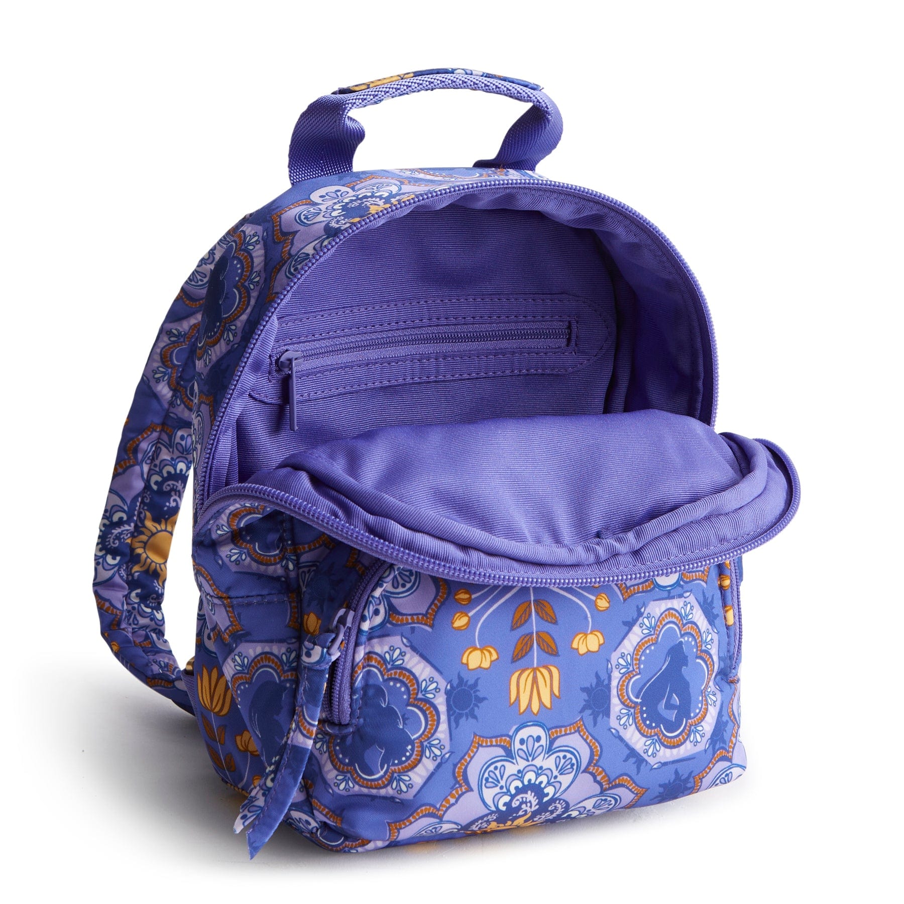 Disney Mini Banbury Backpack-Rapunzel Silhouette Medallion-Image 2-Vera Bradley