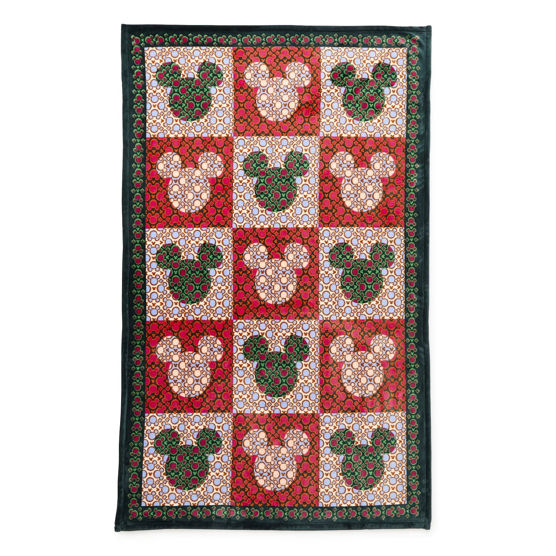 Disney Plush Throw Blanket-Mickey Mouse Kaleidoscope Multi-Image 2-Vera Bradley