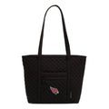 Small Vera Tote-Black with Arizona Cardinals-Image 1-Vera Bradley