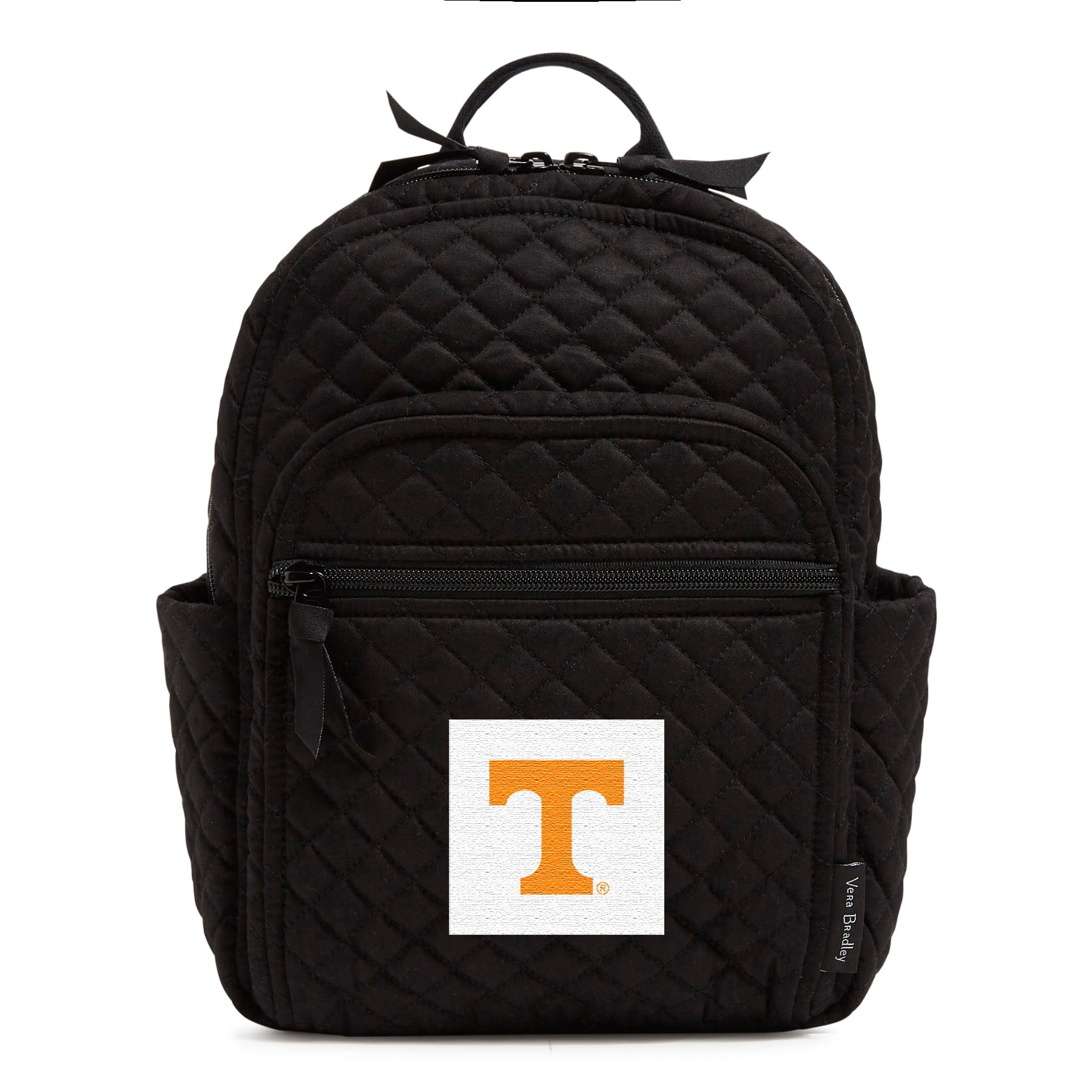 Small Backpack-Black with University of Tennessee-Image 1-Vera Bradley