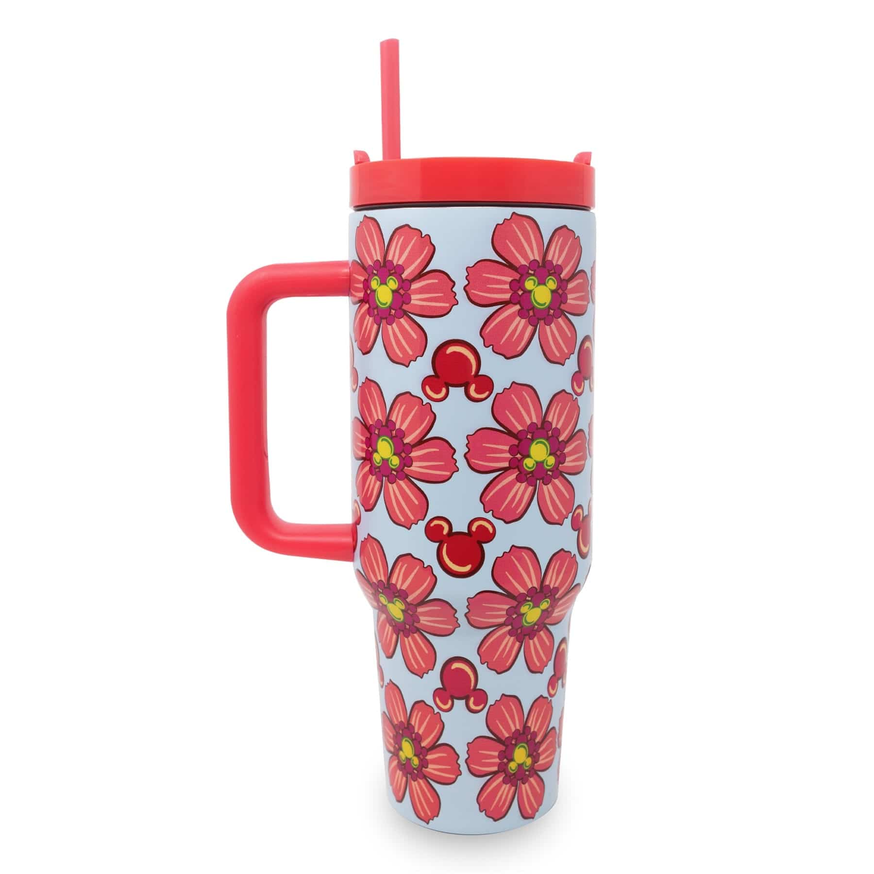 Disney Stainless Steel XL Tumbler w/Handle-Mickey Meadow Daisy-Image 1-Vera Bradley