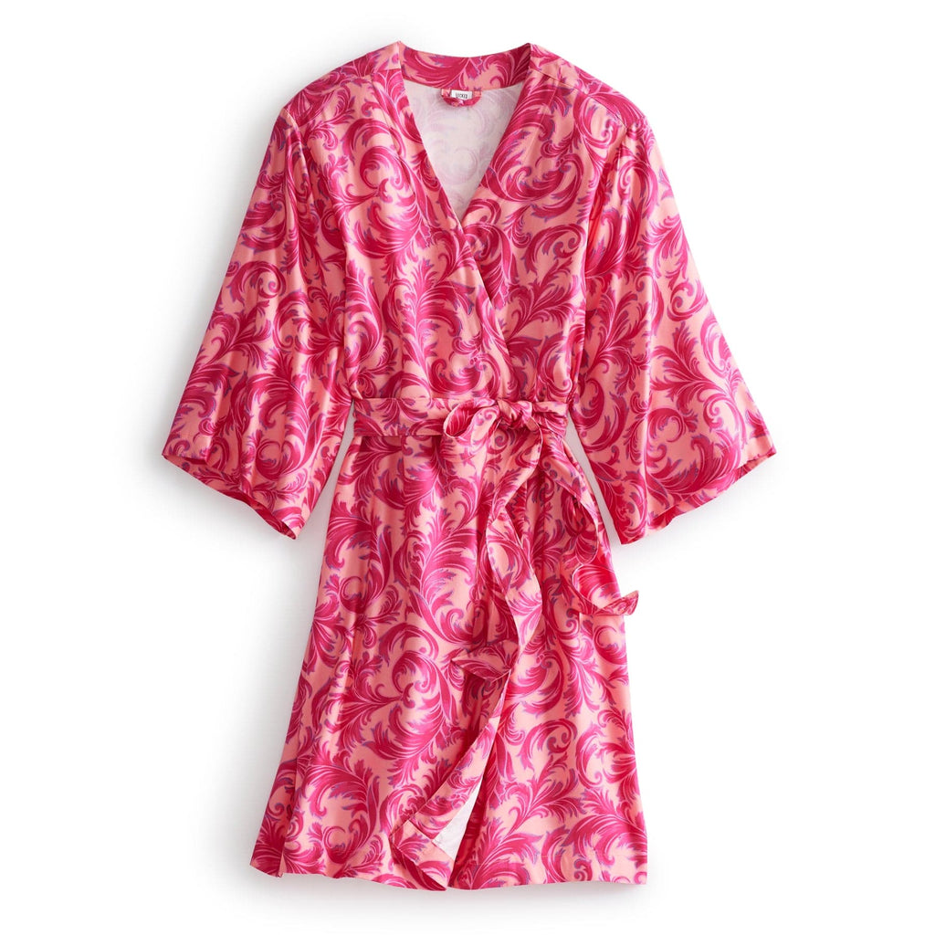 Wicked Woven Robe-Positively Pink & Peach Blossom-Image 1-Vera Bradley