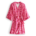 Wicked Woven Robe-Positively Pink & Peach Blossom-Image 1-Vera Bradley