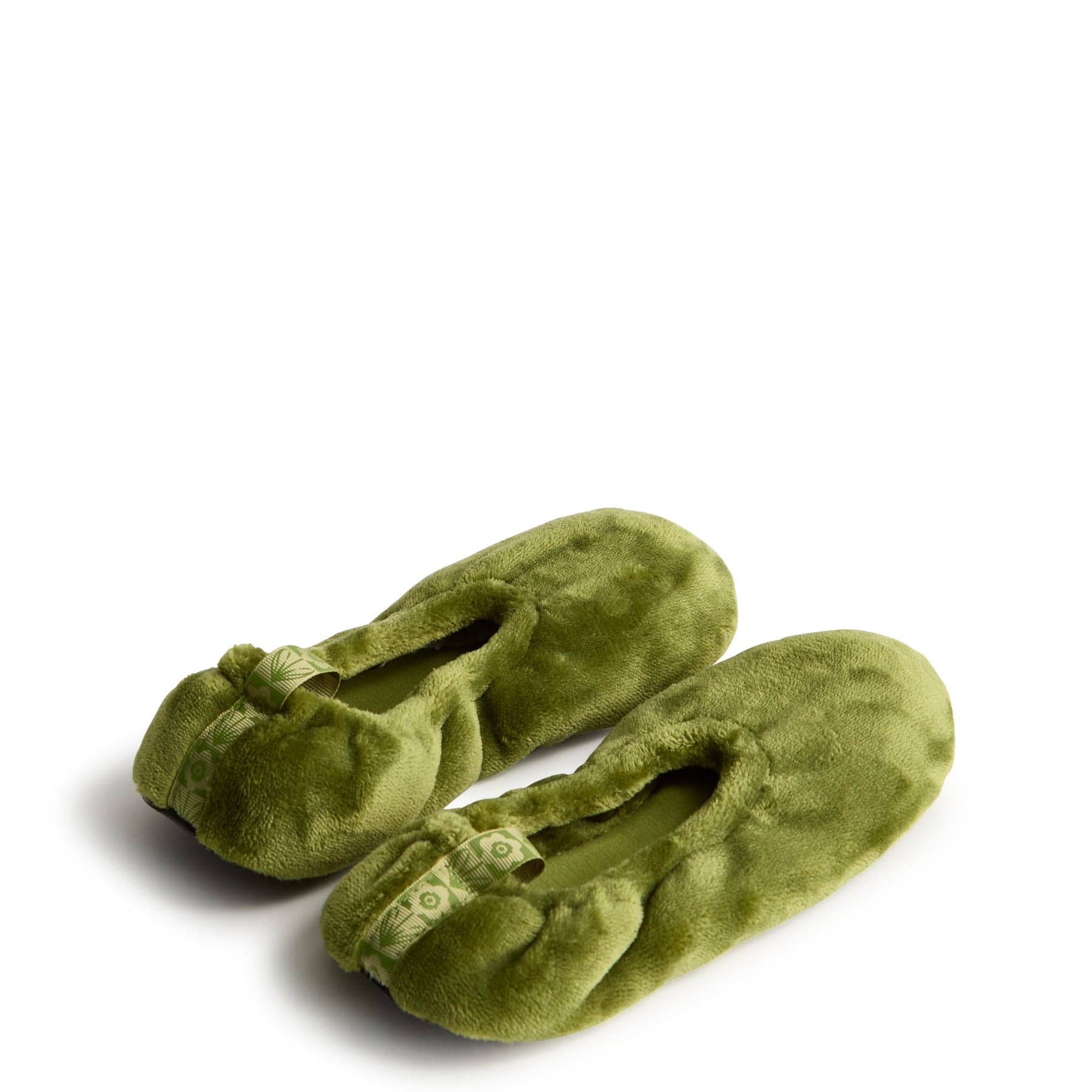 Travel Slippers-Cedar Green-Image 1-Vera Bradley