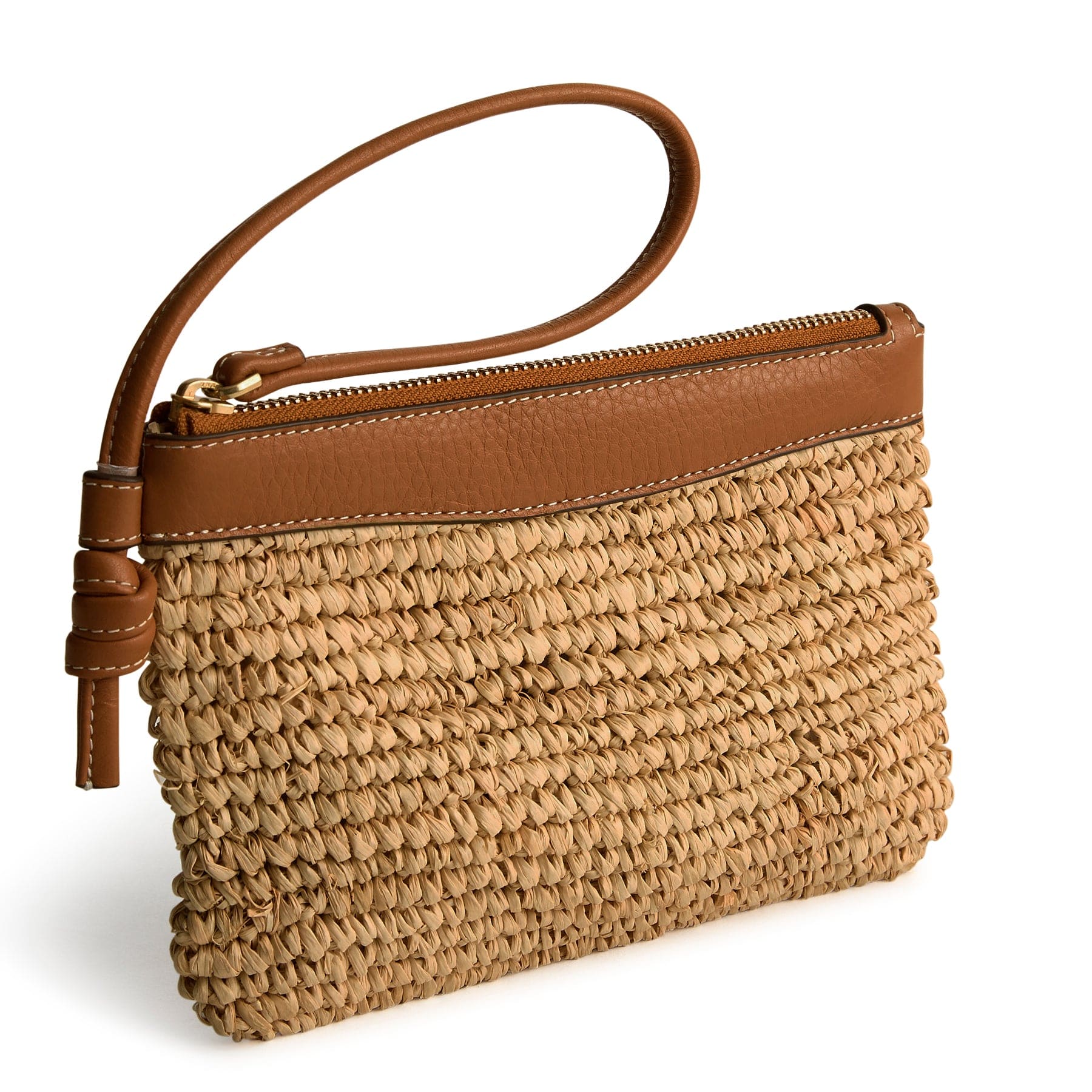 Knotted Wristlet-Curry-Image 1-Vera Bradley