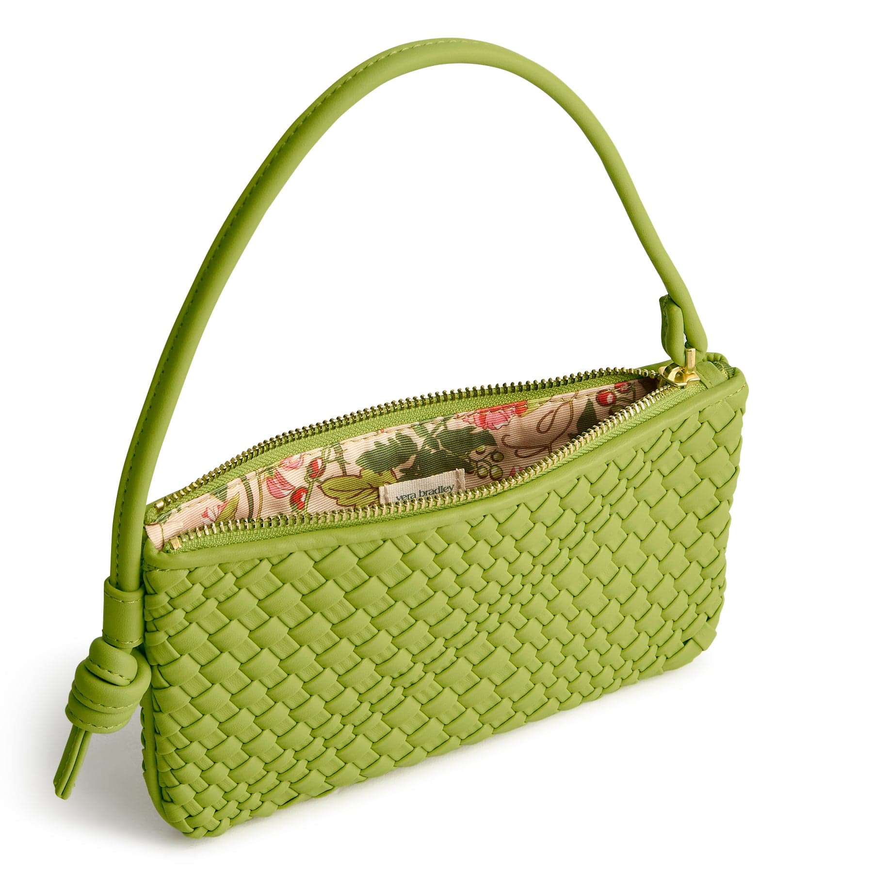 Knotted Wristlet-Spinach Green-Image 2-Vera Bradley