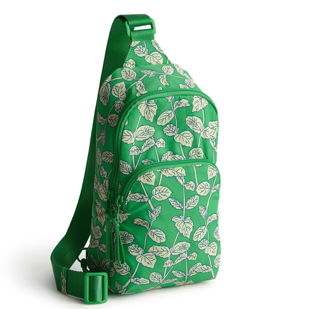Lorman Sling Backpack-Mint Mojito-Image 1-Vera Bradley