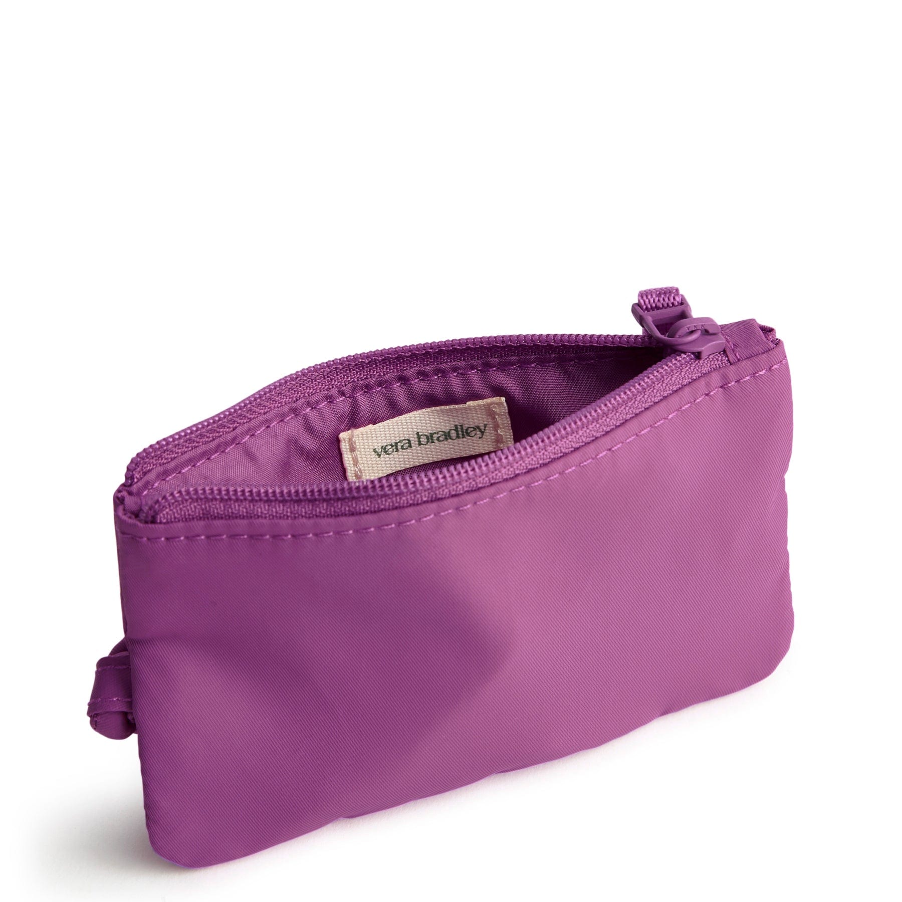 Zip Card Pouch Lanyard-Iris Orchid-Image 2-Vera Bradley
