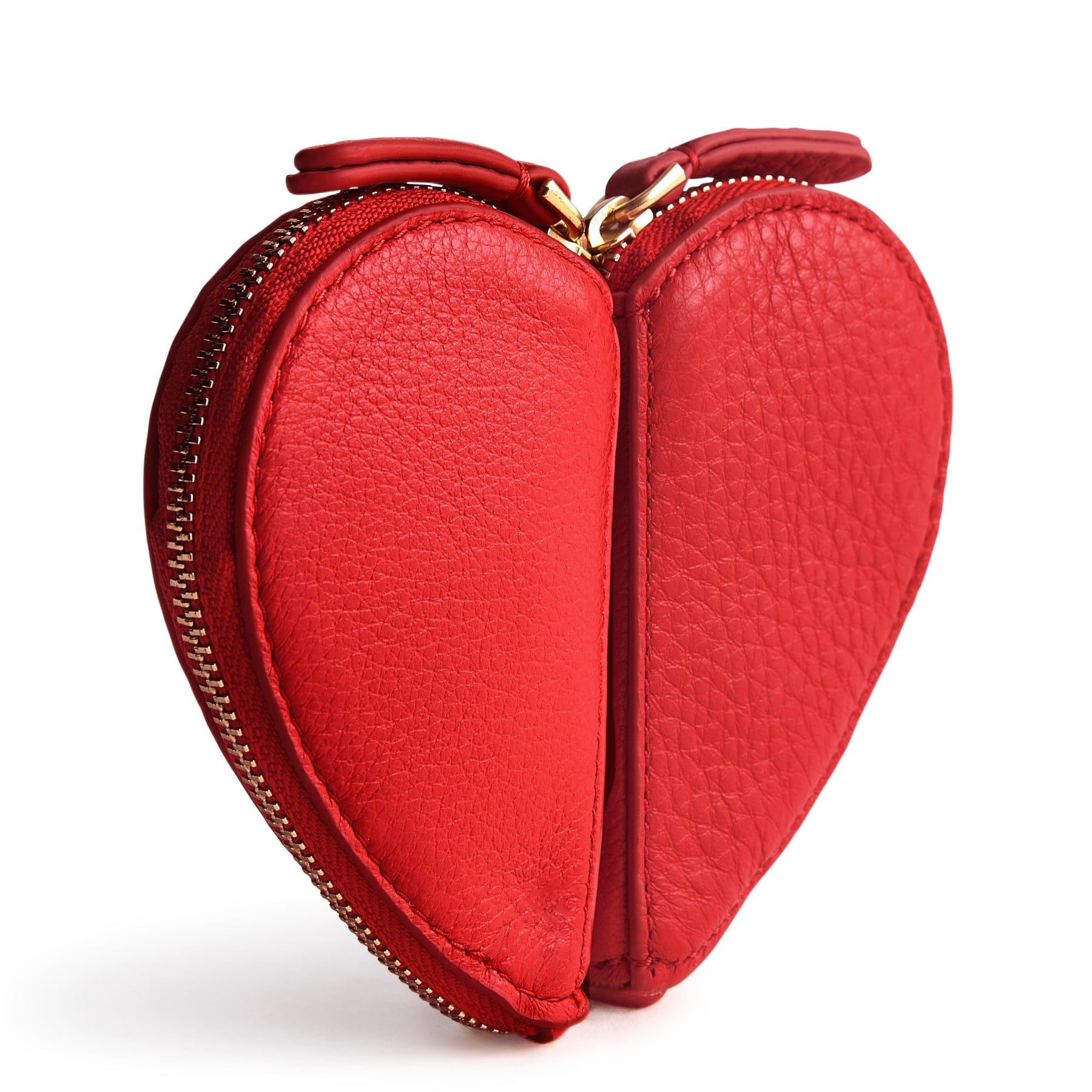 Heart Coin Pouch-Goji Berry Red-Image 1-Vera Bradley