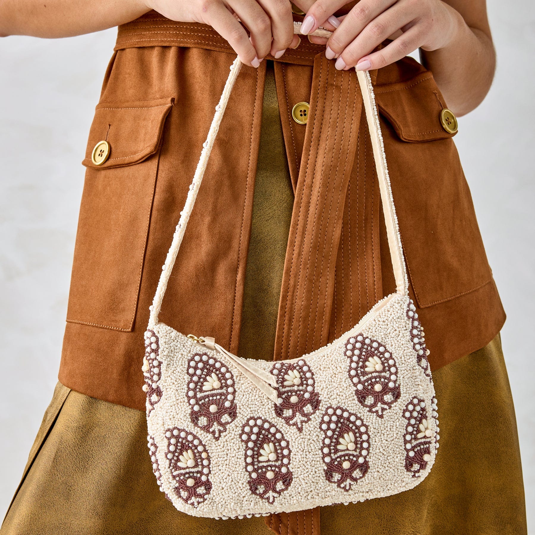 Mini Roxbury Crescent Shoulder Bag-Image 3-Vera Bradley
