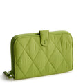 Large Tab Wallet-Spinach Green-Image 1-Vera Bradley