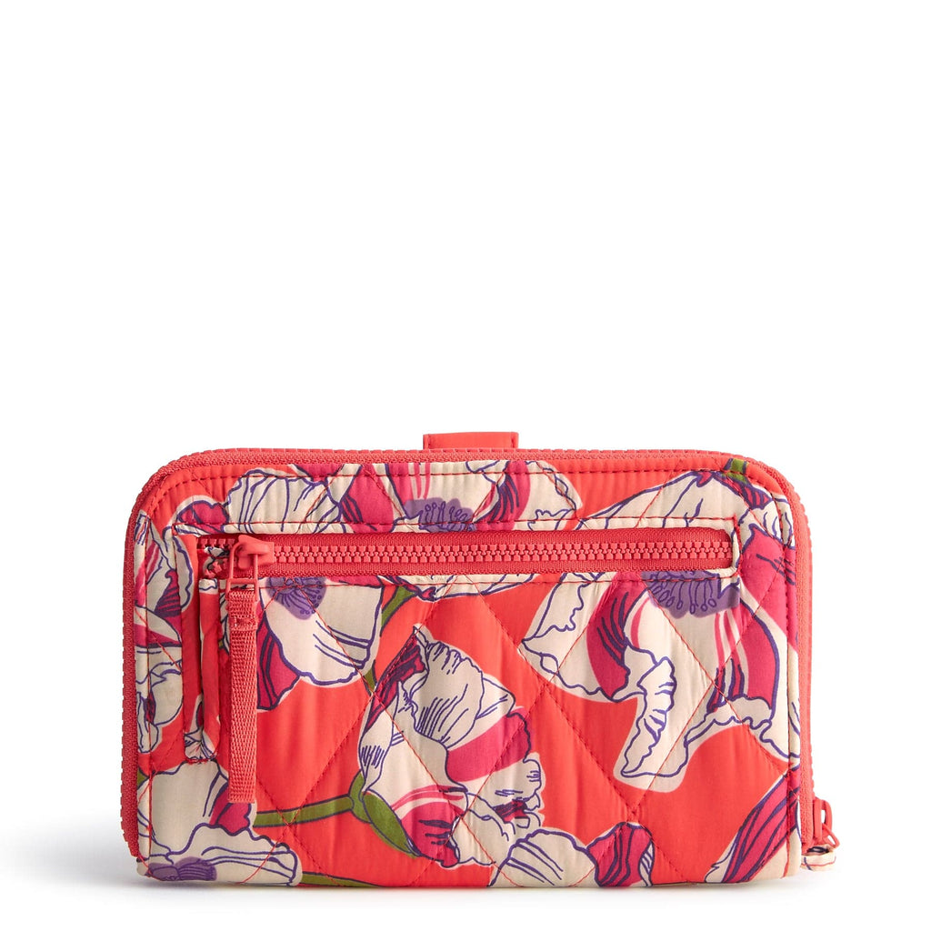 Large Tab Wallet-Swirling Poppies-Image 2-Vera Bradley