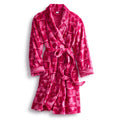 Disney Fleece Robe-Beetroot Pink-Image 1-Vera Bradley
