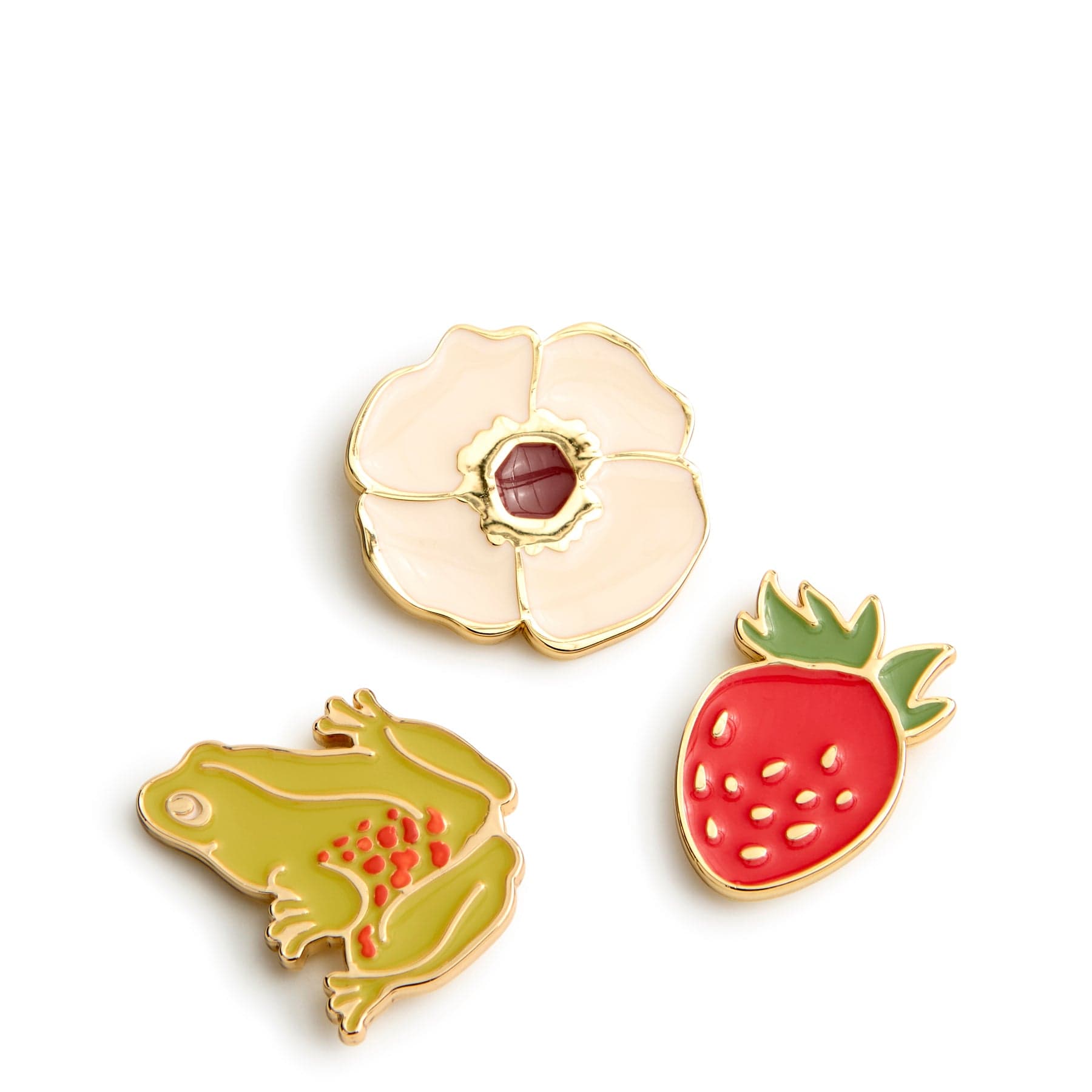 Enamel Pins Set-Frog Trio-Image 1-Vera Bradley