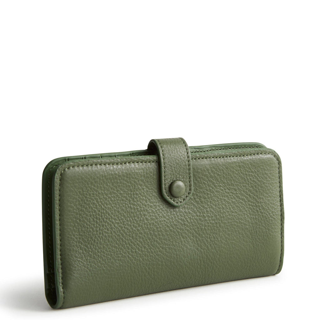 Tab Wallet-Bronze Green-Image 1-Vera Bradley