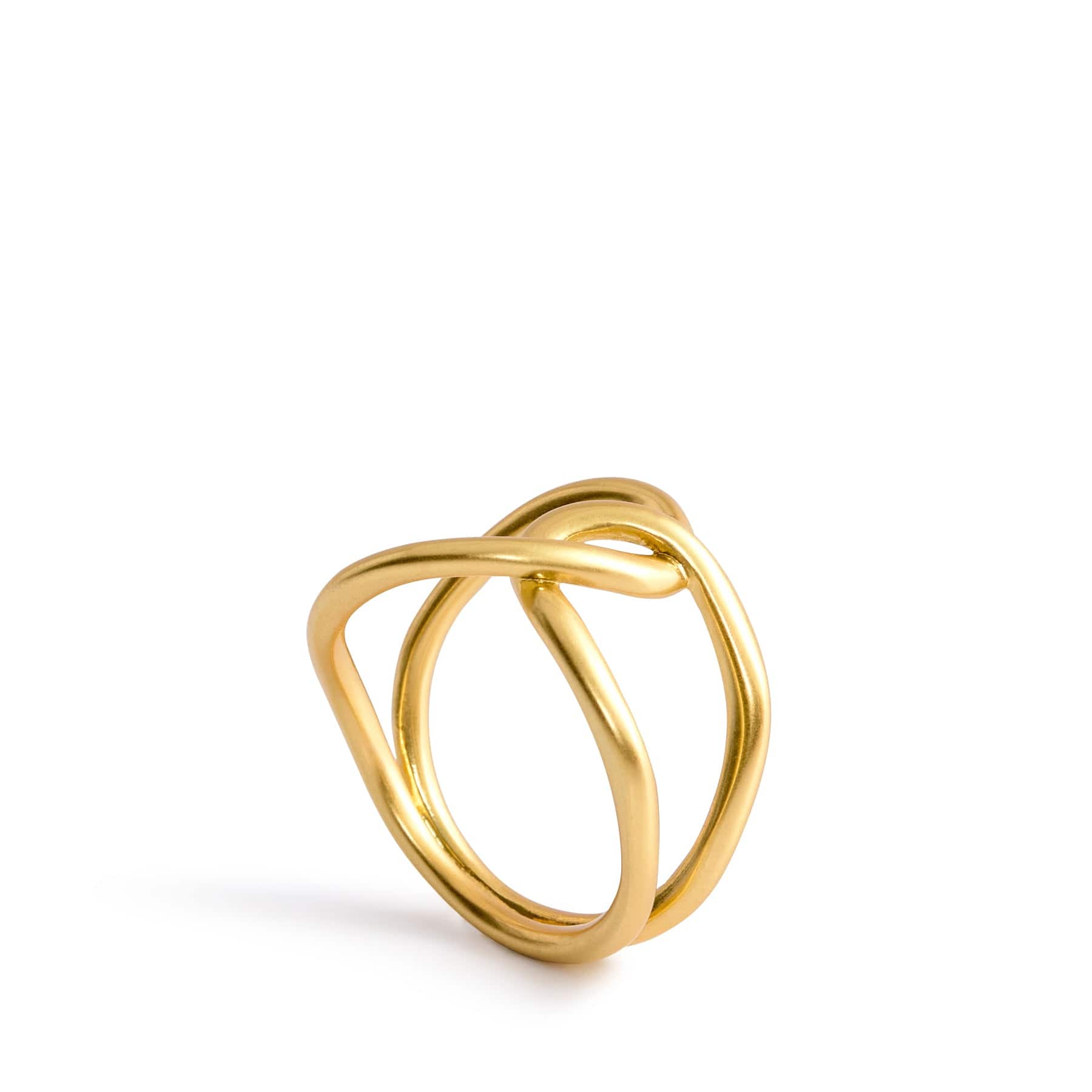 Knot Ring-Satin Gold-Image 1-Vera Bradley